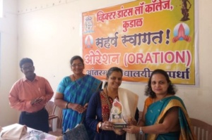 Oration - Intercollegiate Elocution and Essay Writing Competition at law college kudal